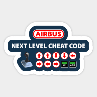 Airbus - Next Level Cheat Code Sticker